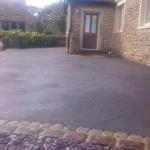 tarmac driveway house entrance