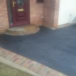 black tarmac drive padiham close up view