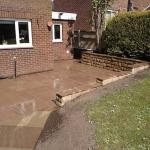 patio view finished conservatory angle