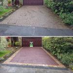 before and after red tarmac drive foulridge