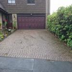 foulridge block paved driveway before work