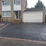 driveway after work commenced