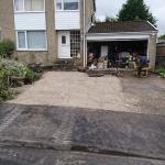 driveway before work commenced