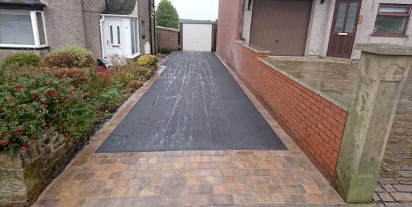 black tarmac driveway rossendale road, burnley