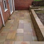 indian stone patio after 