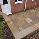 indian stone patio after 