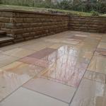 indian stone patio after 