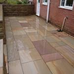 indian stone patio after 