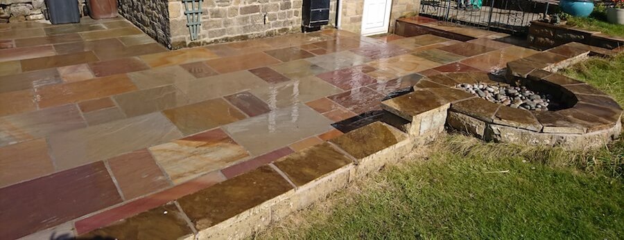 indian stone patio